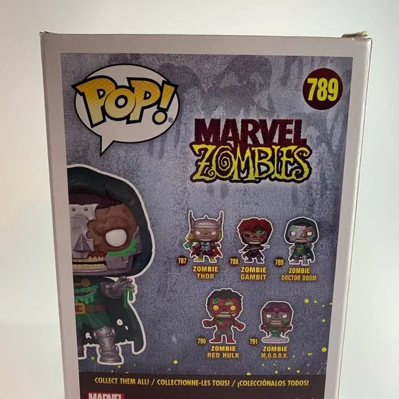 Funko POP! Marvel Zombies #789 Zombie Dr Doom - NWT - Picture 4 of 5